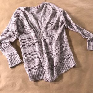 Light Purple Oversized Cardigan